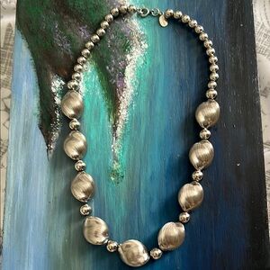 Park Lane Silver Beaded Necklace